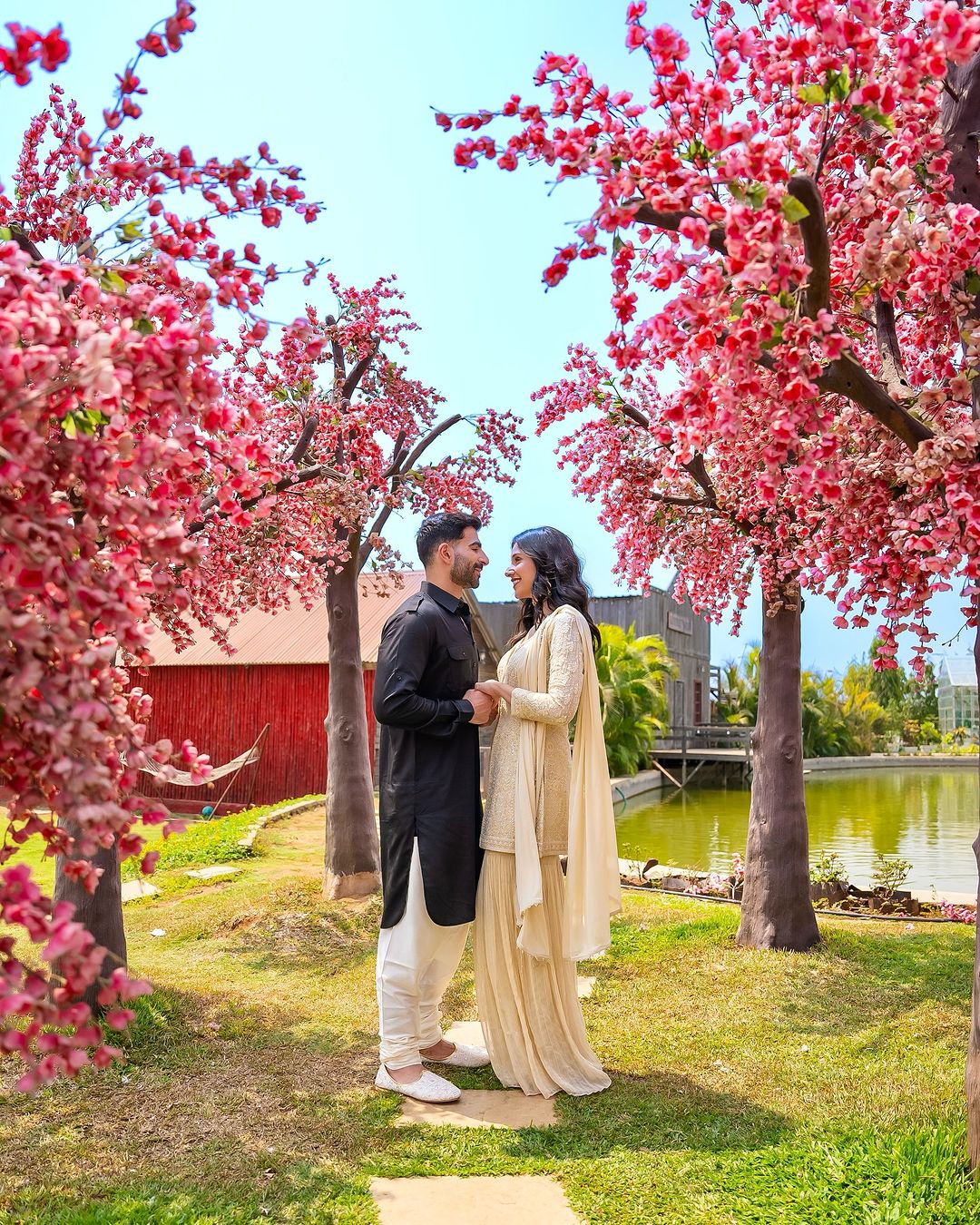 The Love Blossom set for shoot - SITC